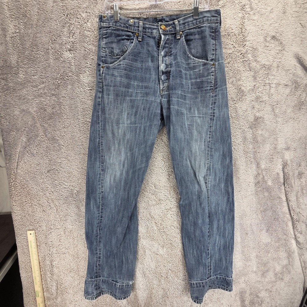 Vintage levis Engineered Jeans Mens 32x32 Blue Twisted Medium Wash Button Fly